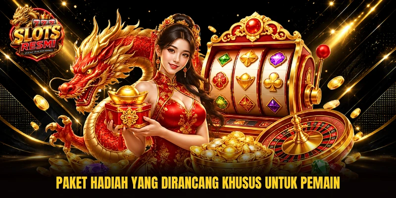 Paket hadiah yang dirancang khusus untuk pemain