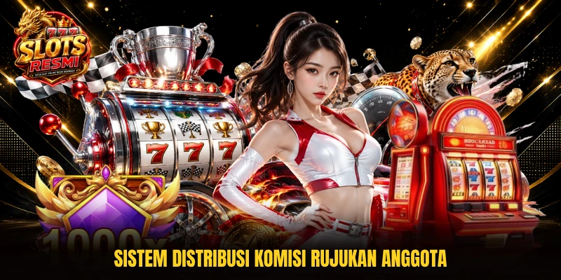 Sistem distribusi komisi rujukan anggota